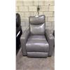 Image 2 : GREY LEATHER SWIVEL ROCKING RECLINER