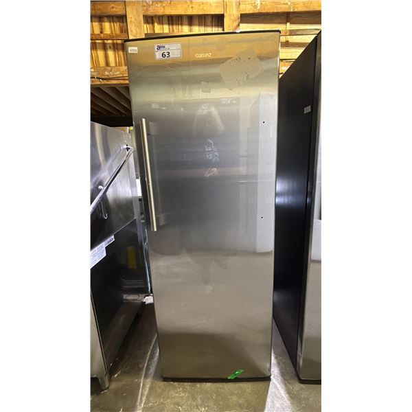 GALANZ STAINLESS STEEL 24"W REFRIGERATOR/FREEZER