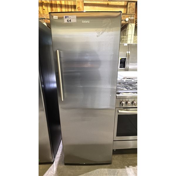 GALANZ STAINLESS STEEL 24"W REFRIGERATOR/FREEZER