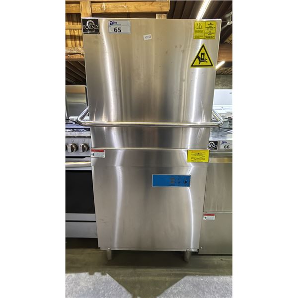 FORNO STAINLESS STEEL 24 1/2"W COMMERCIAL DISHWASHER WITH DISH RACK