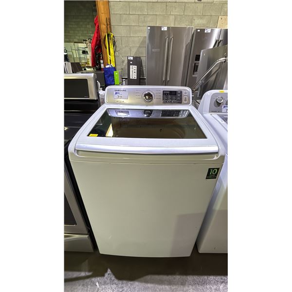 SAMSUNG WHITE 27"W TOP ENTRY CLOTHES WASHER