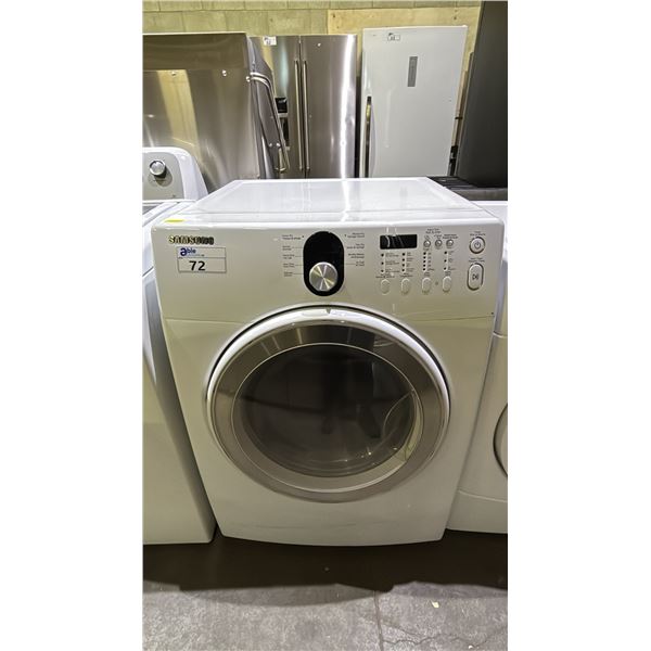 SAMSUNG WHITE 27"W FRONT ENTRY CLOTHES DRYER