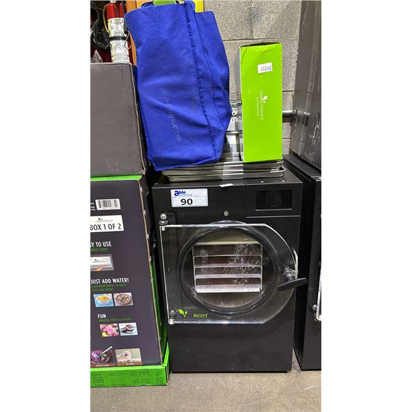 HARVEST RIGHT BLACK FREEZE DRYER WITH DIGITAL DISPLAY - INCLUDES HARVEST RIGHT IMPULSE SEALER,