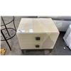Image 2 : MODERN TWO DRAWER NIGHTSTAND - APPROX. 24"W X 19"D X 22 1/2"W