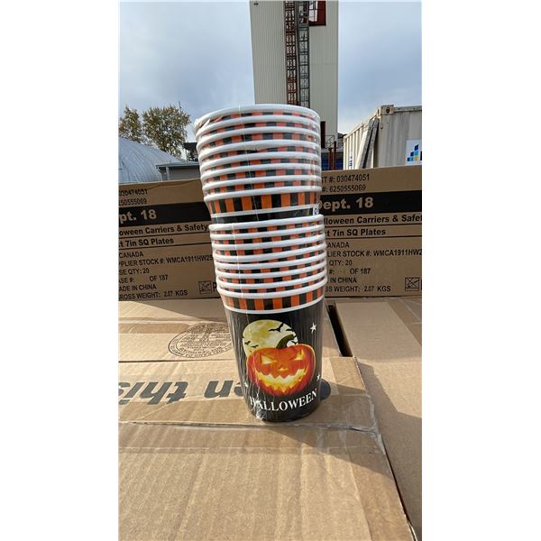 PALLET OF 9 OUNCE HALLOWEEN PAPER CUPS *MUST TAKE ALL ON PALLET*
