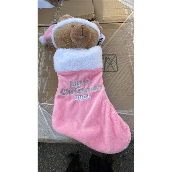 PALLET OF ASSORTED CHRISTMAS STOCKINGS *MUST TAKE ALL ON PALLET*