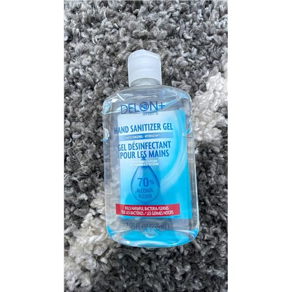 PALLET OF SABER READY TO USE HAND SANITIZER & DELON+ HAND SANITIZER GEL *MUST TAKE ALL ON PALLET*