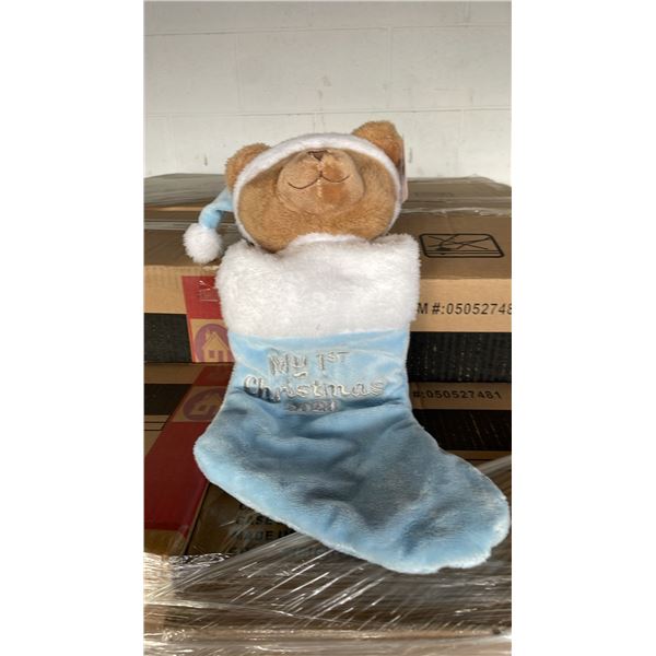 PALLET OF ASSORTED CHRISTMAS STOCKINGS *MUST TAKE ALL ON PALLET*