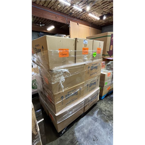 PALLET OF ASSORTED FOOTWEAR IN VARIOUS SIZES & STYLES *MUST TAKE ALL ON PALLET*
