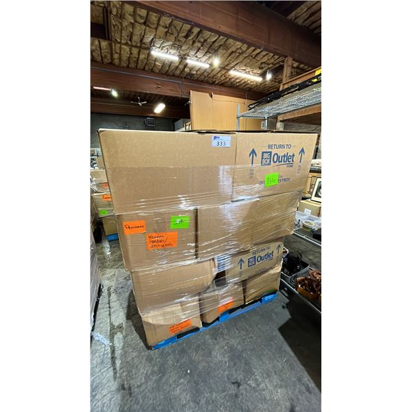 PALLET OF ASSORTED FOOTWEAR IN VARIOUS SIZES & STYLES *MUST TAKE ALL ON PALLET*