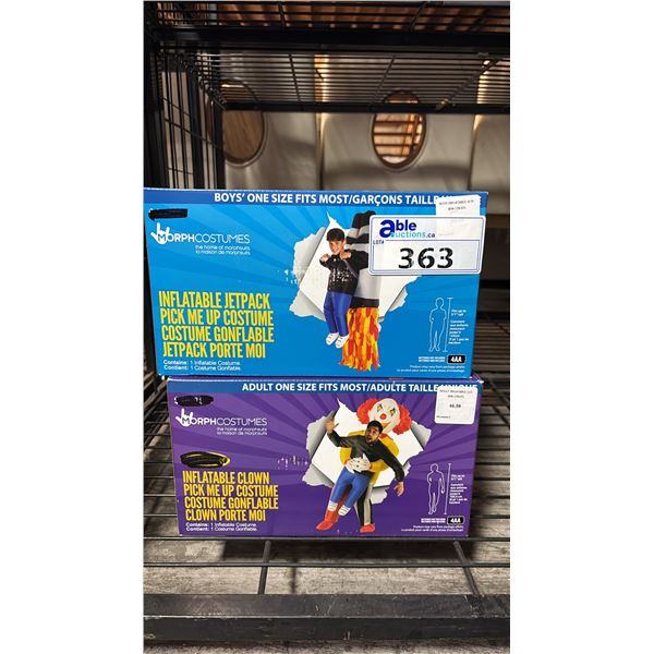 BOYS ONE SIZE FITS MOST INFLATABLE COSTUME & ADULT ONE SIZE FITS MOST INFLATABLE COSTUME