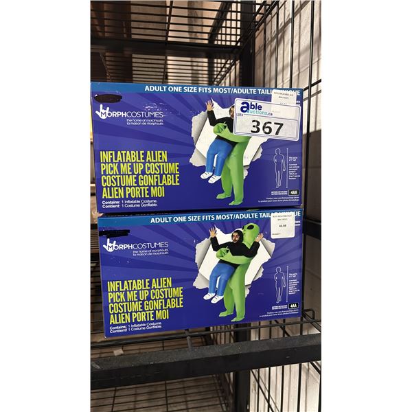 TWO ADULT ONE SIZE FITS MOST INFLATABLE COSTUMES