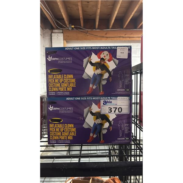 TWO ADULT ONE SIZE FITS MOST INFLATABLE COSTUMES