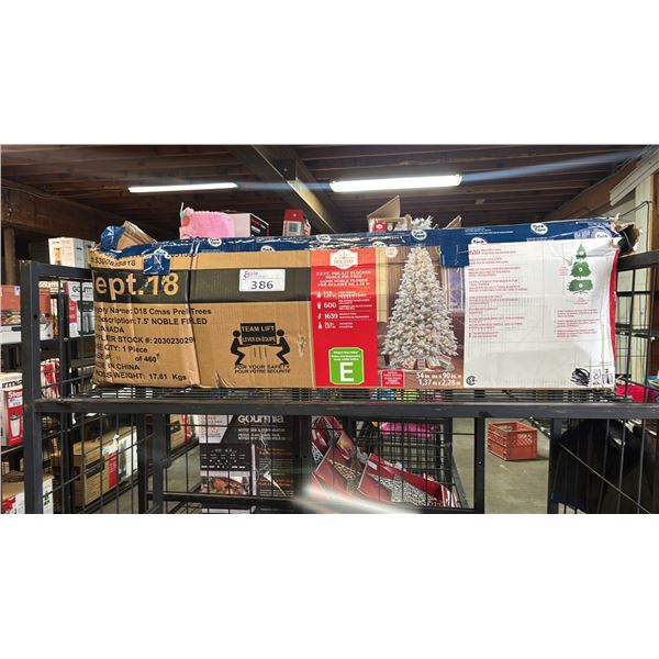 HOLIDAY TIME 7.5' PRE LIT NOBLE FIR LED