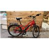 Image 1 : EBGO RED EBIKE WITH KEYS *NO CHARGER*
