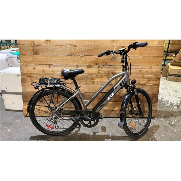 EBGO GREY EBIKE WITH CHARGER & KEYS -TESTED WORKING