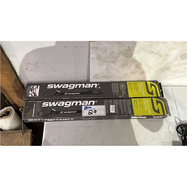 TWO SWAGMAN DELUXE BAR ADAPTERS