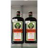 Image 1 : 2 X 750 ML BOTTLES OF JAGERMEISTER - SEALED BOTTLES