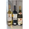 Image 1 : 3 BOTTLES OF WINE: JT CHARDONNAY, FINCA LOS PRIMOS MALBEC CABERNET & GROZE-HERMTIAGE E. GUIGAL