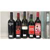 Image 1 : 5 BOTTLES OF ASSORTED RED WINE: OCULUS, OLD VINE MERLOT, LEGACY SHIRAZ & MORE