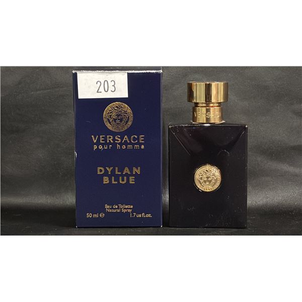 50 ML VERSACE POUR HOMMES DYLAN BLUE EAU DE TOILETTE IN ORIGINAL BOX
