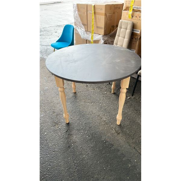 KD FURNITURE 42" ROUND WOODEN DINING TABLE *IN BOX*