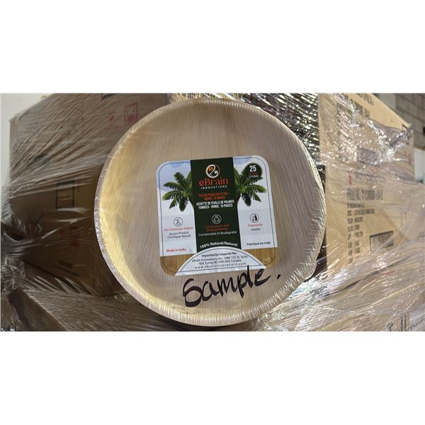 CASE OF EBRAIN FALLEN PALM LEAF PLATES