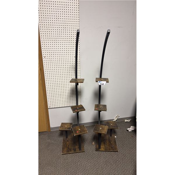 PAIR OF PLANT STANDS