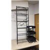 Image 1 : 6 TIER BLACK METAL ORGANIZER & A 3 TIER BLACK METAL ORGANIZER