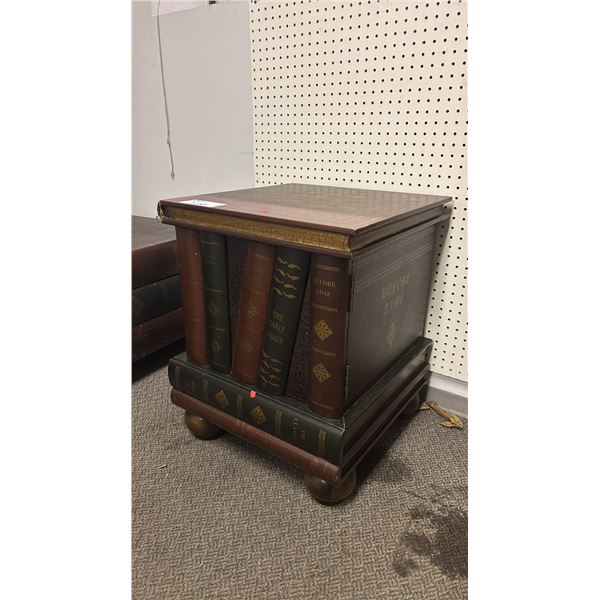BOOK END TABLE - APPROX. 20 1/2" X 20 1/2"D X 25 1/2"H