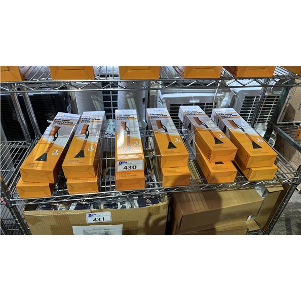 SHELF OF 2 IN 1 CAR SNOW SCRAPER & BRUSHES