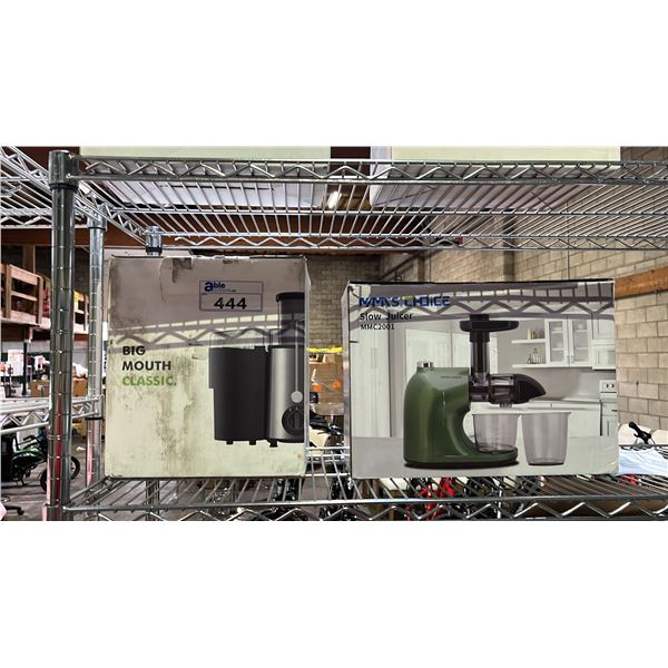 SIFENE CENTRIFUGAL JUICER AMR516 & MAMAS CHOICE SLOW JUICER MMC2001