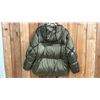 Image 2 : PRADA GREEN HOODED PUFFER JACKET WITH REMOVABLE SLEEVES - SIZE S