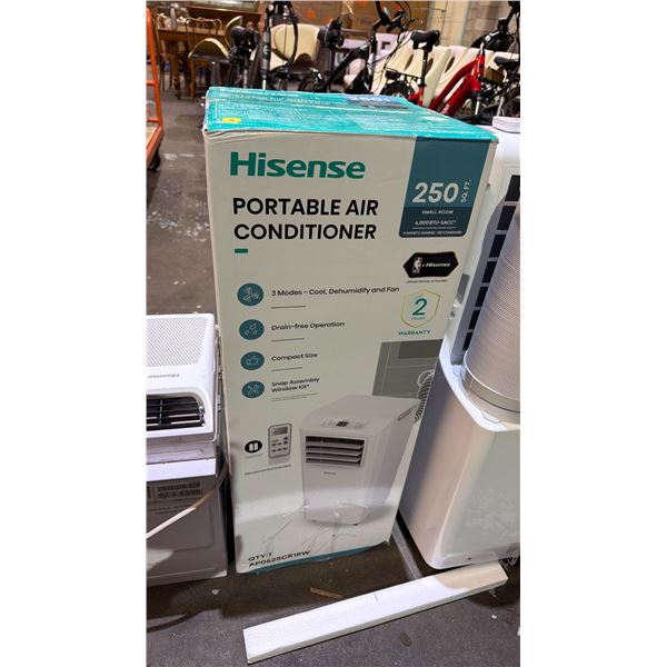 HISENSE PORTABLE AIR CONDITIONER FOR ROOMS UP TO 250 SQ. FT