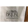Image 6 : SIZE 6  HALTER STYLE WEDDING DRESS  WITH BEADED WAIST & SHOULDERS IN GARMENT BAG
