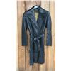 Image 2 : LADIES VERSACE LEATHER COAT WITH GARMENT BAG - SIZE 10 *GARMENT BAG NEEDS CLEANING*