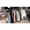 Image 1 : RACK OF ASSORTED CLOTHING: SHIRTS, JACKETS & SWEATERS *RACK NOT INCLUDED*