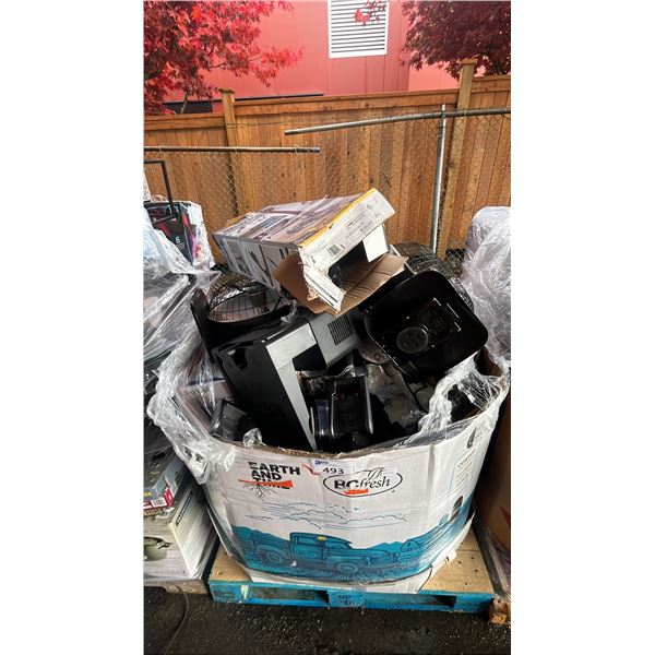 PALLET OF HEATERS, STICK VACUUMS, ROBOT VACUUMS & MORE *WORKING CONDITION UNKNOWN/MAY BE MISSING