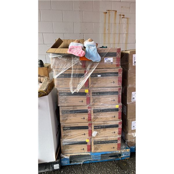 PALLET OF CHRISTMAS STOCKINGS *MUST TAKE ALL ON PALLET*