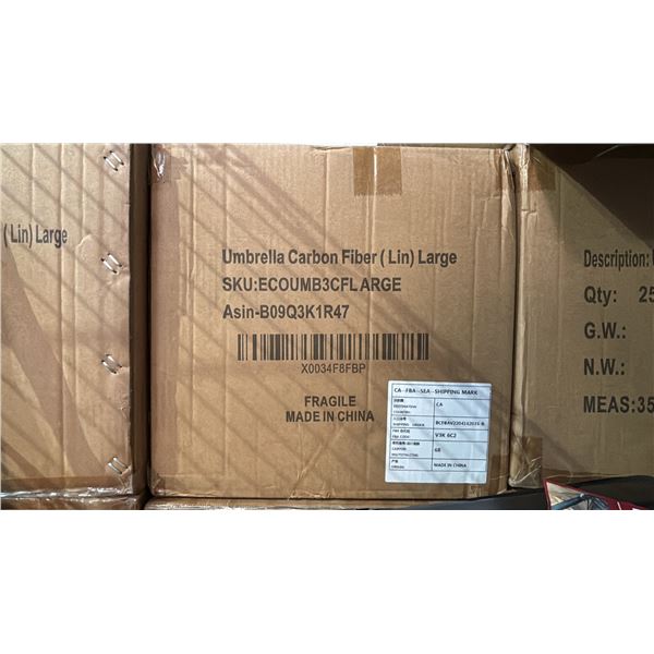 CASE OF UMBRELLA SUNSHADES FOR CARS