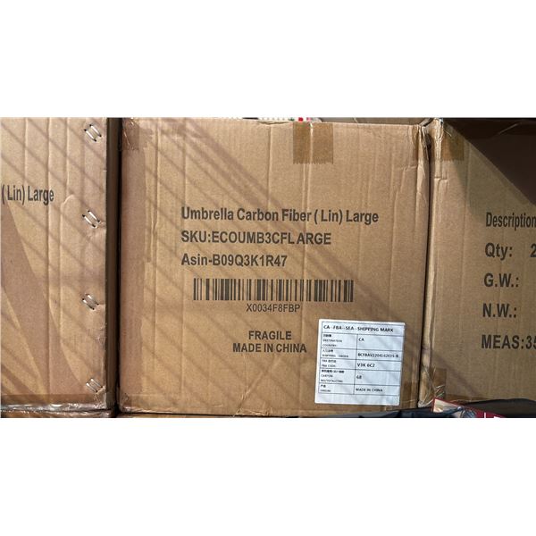 CASE OF UMBRELLA SUNSHADES FOR CARS