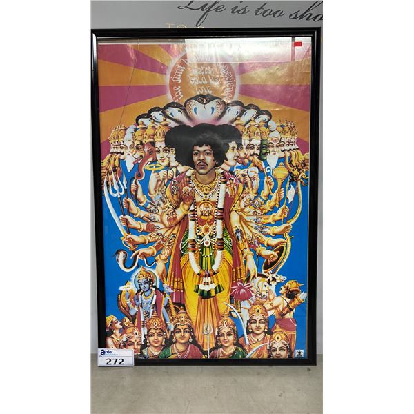FRAME "THE JIMI HENDREX EXPERIENCE" POSTER - 24" X 36'