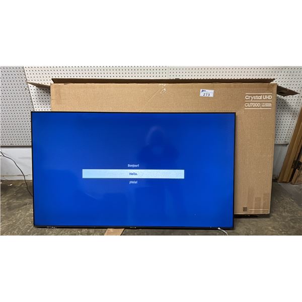 SAMSUNG UN70CU700F 70" CRYSTAL UHD TV W/REMOTE - DEAD PIXEL LINE DOWN CENTER OF SCREEN