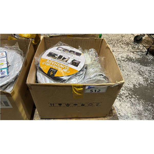 CASE OF ECO NOUR CAR REAR WINDOW SUNSCREENS