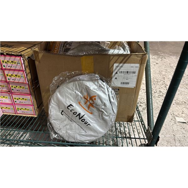 CASE OF ECO NOIR CAR WINDSHIELD SUNSHADES