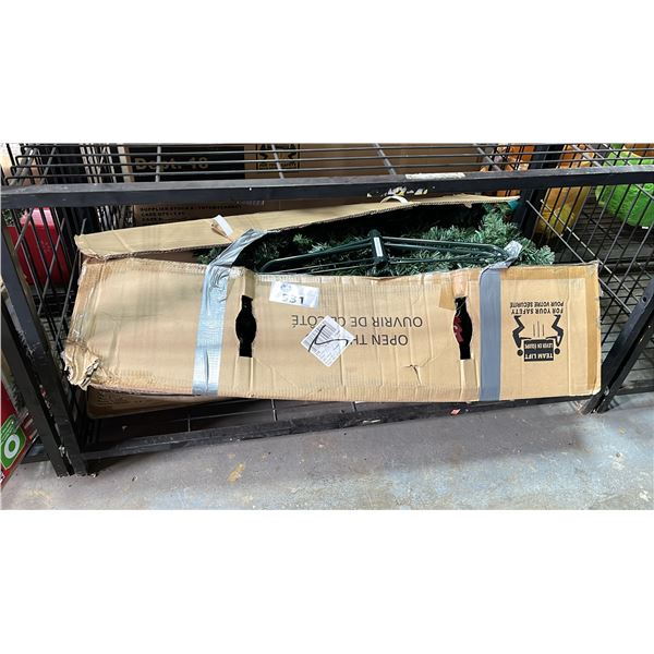 7.5' PRE-LIT CASCADE SURE LIT POLE PINE TREE