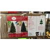 Image 2 : 4' CONCORD PINE TREE,  3.5' BURLAP TREE & 6.5' PAXTON PINE TREE - ALL PRE-LIT