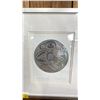 Image 3 : BILL REID "HAIDA WOLF DRUM" SILVER SERIES FRAMED ART - APPROX. 11" X 13 1/2"