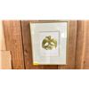 Image 2 : BILL REID "THE EAGLE & THE FROG" GOLD SERIES FRAMED ART - APPROX. 11" X 13 1/2"