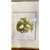 Image 3 : BILL REID "THE EAGLE & THE FROG" GOLD SERIES FRAMED ART - APPROX. 11" X 13 1/2"